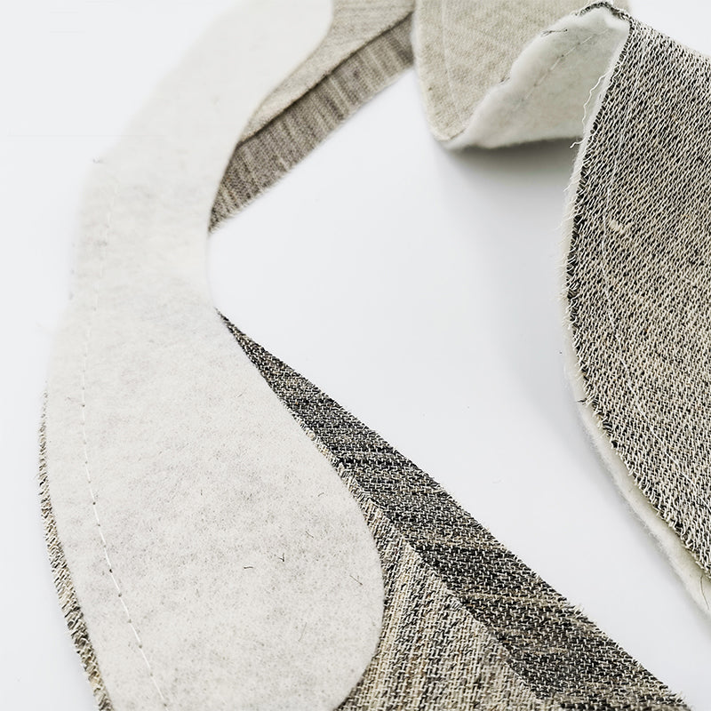 nanyan Garment accessories webbing NY-SHR561PRC Imported black carbon lining, imported horsetail lining, hemp lining