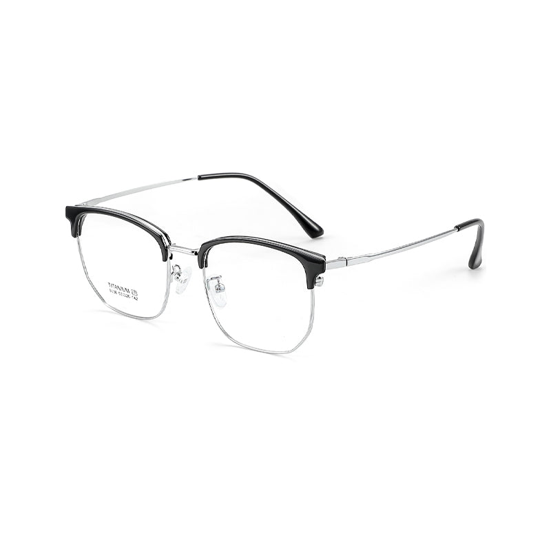 zhengbo Eyeglasses TR Metal Eyebrow 8136  Half frame Anti-blue light ultralight