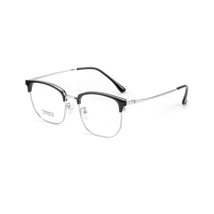 zhengbo Eyeglasses TR Metal Eyebrow 8136  Half frame Anti-blue light ultralight