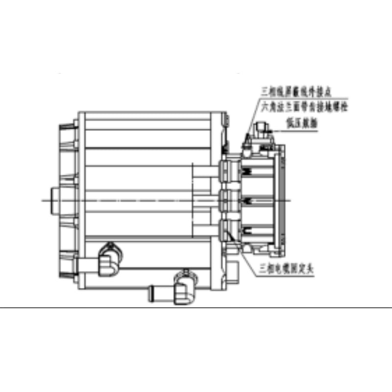 Hexin  New Energy Vehicle Motor Series- PM204 Series(Please consult customer service for pricing) alternating current motor new energy power Motor assembly