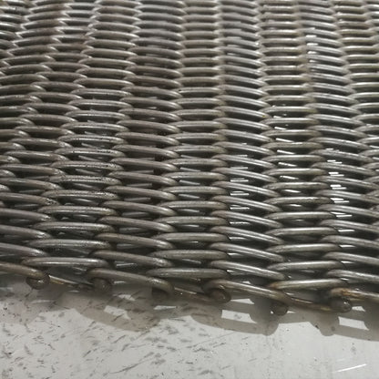 sanhe Mesh-shaped row dense row mesh belt  Stainless steel mesh belt, high-temperature resistant mesh belt