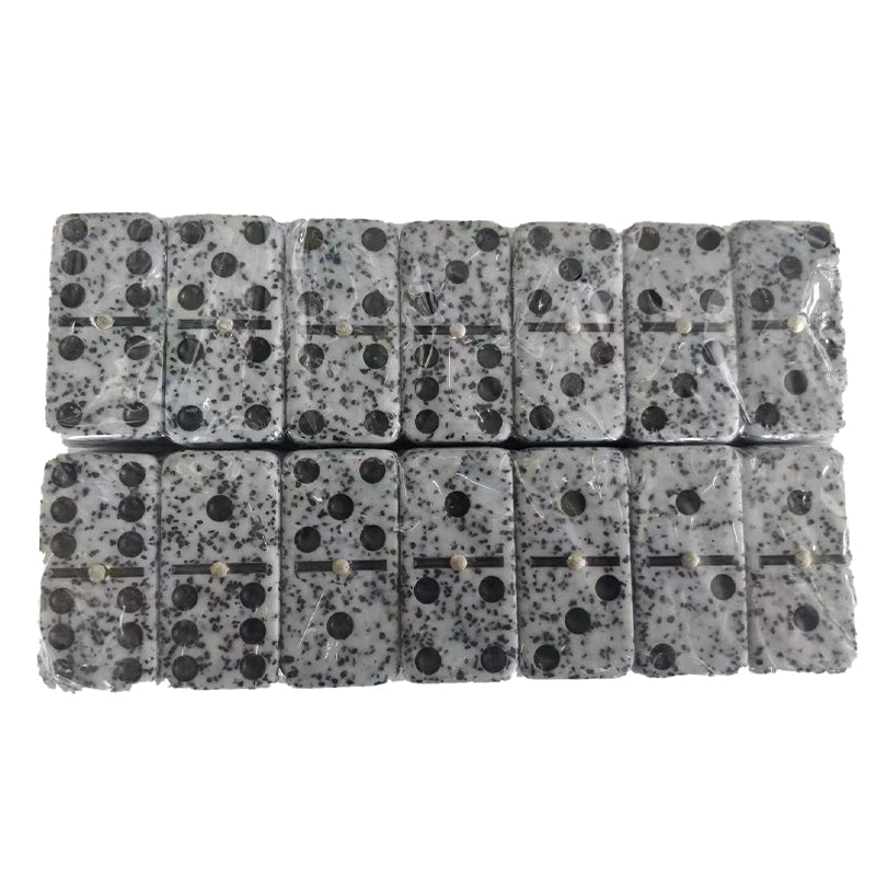 qingyu Double six specification four color sesame dot dominoes(Please consult customer service for pricing)