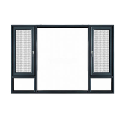 Ruisheng Broken bridge aluminum heat insulation casement window(Please consult customer service for pricing)  Floor-to-ceiling windows Sun protection and heat insulation Anti-theft integrated window