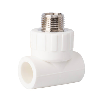 zhenghuan Tee with internal and external teeth(Please consult customer service for pricing)  PPR green accessories inner wire direct elbow three-way all-plastic copper loose globe valve