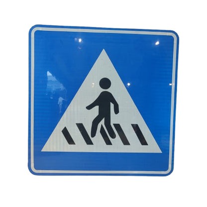 xinjinan Signage(Please consult customer service for pricing) Crosswalk sign Watch out for pedestrians Reflective warning signs