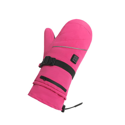 taiqi Wrapped universal heating gloves   Warm lithium battery heating gloves for women's plush gloves