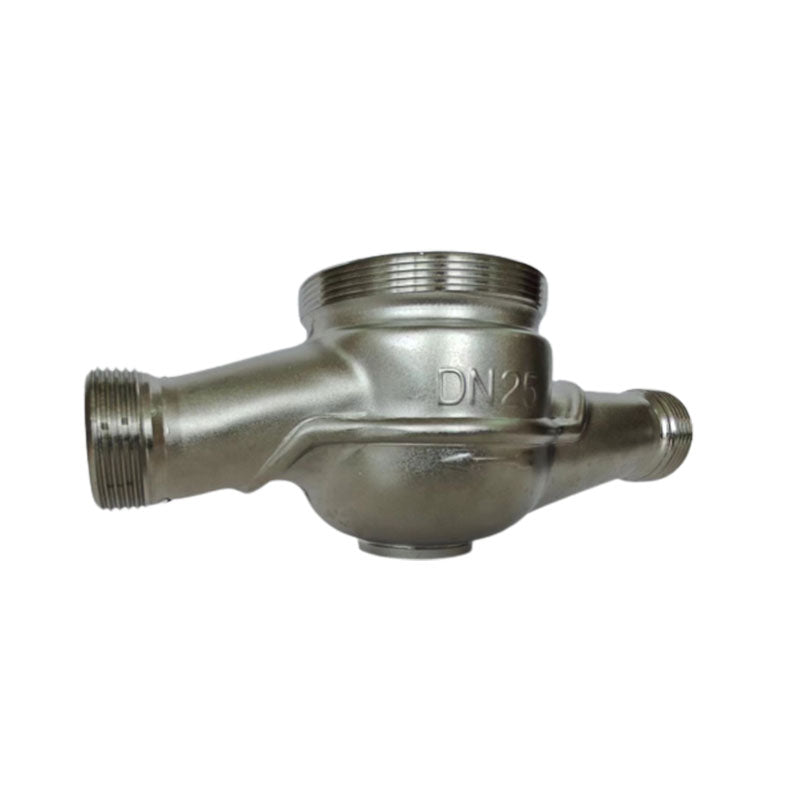 youlipu Water meter housing DN-25 made of stainless steel plate  Horizontal rotor type quick installation water meter