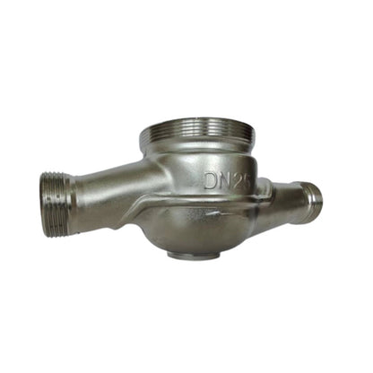 youlipu Water meter housing DN-25 made of stainless steel plate  Horizontal rotor type quick installation water meter