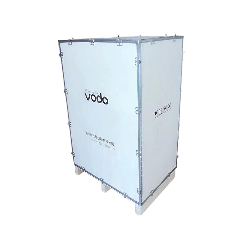 hongye Fumigation-free folded wooden crate with iron tongue for export, logo printing available(Please consult customer service for pricing)  Custom export wooden box logistics packing box