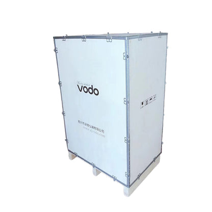 hongye Fumigation-free folded wooden crate with iron tongue for export, logo printing available(Please consult customer service for pricing)  Custom export wooden box logistics packing box