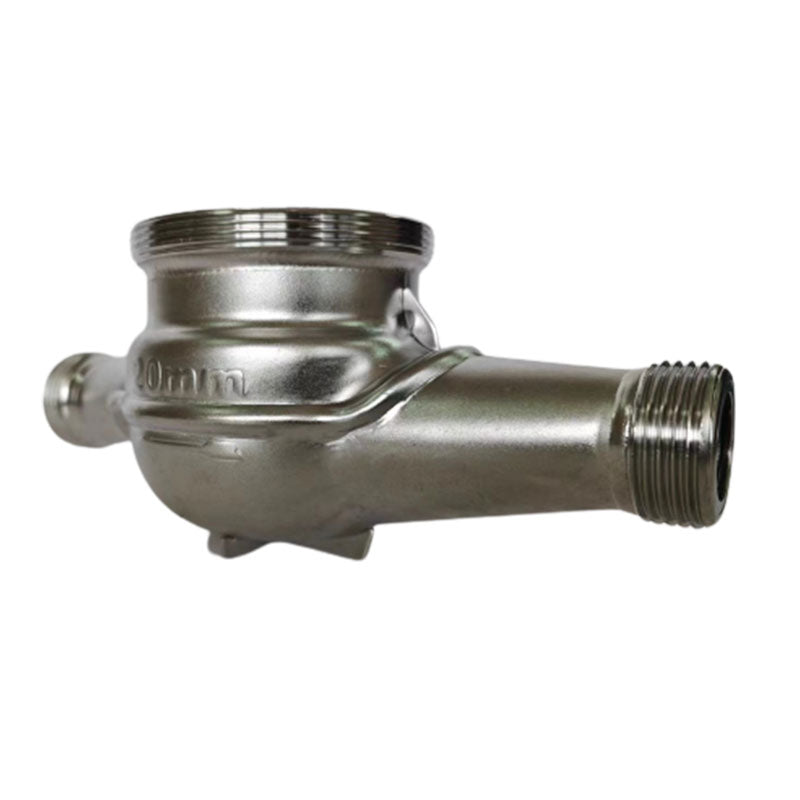 youlipu DN-20 outer bud of water meter shell made of stainless steel plate   Stainless steel clamp type water meter Stainless steel quick installation water meter