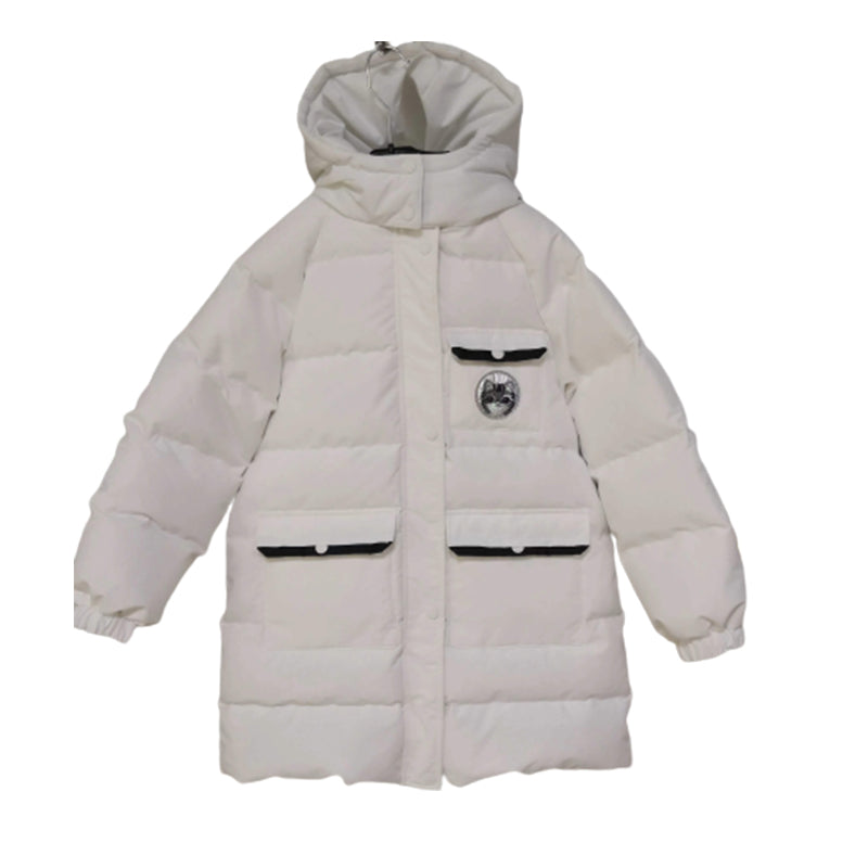 junsheng Disha 2022 mid-length three-proof fabric down jacket for men and women(Please consult customer service for pricing)