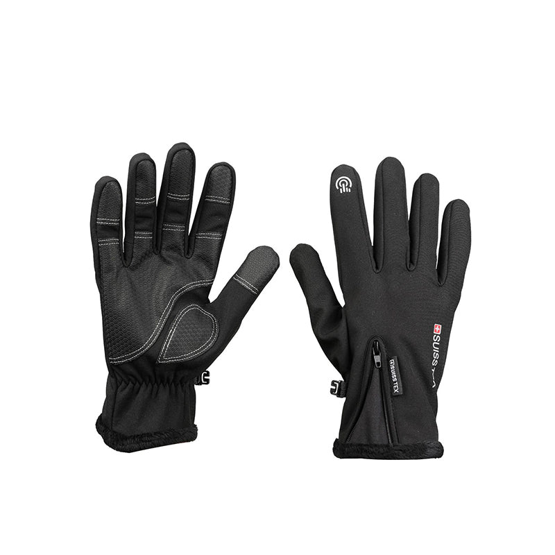 taiqi Thin Universal Riding Gloves Touch screen plush and thickened warm riding gloves, anti slip touch screen warm gloves, thickened plush warm gloves