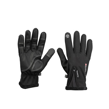 taiqi Thin Universal Riding Gloves Touch screen plush and thickened warm riding gloves, anti slip touch screen warm gloves, thickened plush warm gloves
