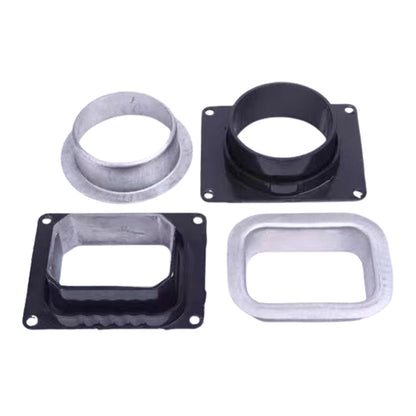 shunshui Downspout outlet of square rainwater pipe, downspout outlet of gutter. These roof drainage pipe fittings are leak-proof and resistant to aging(Please consult customer service for pricing)
