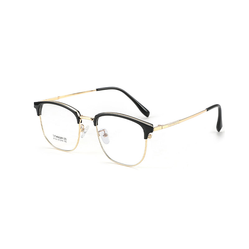 zhengbo Eyeglasses TR Metal Eyebrow 8155 High appearance level The number of degrees can be assigned High definition