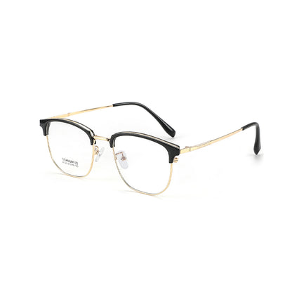 zhengbo Eyeglasses TR Metal Eyebrow 8155 High appearance level The number of degrees can be assigned High definition