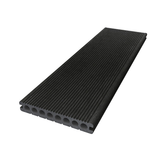 sentai  Plain perforated flooring   The courtyard has extruded wood-plastic flooring