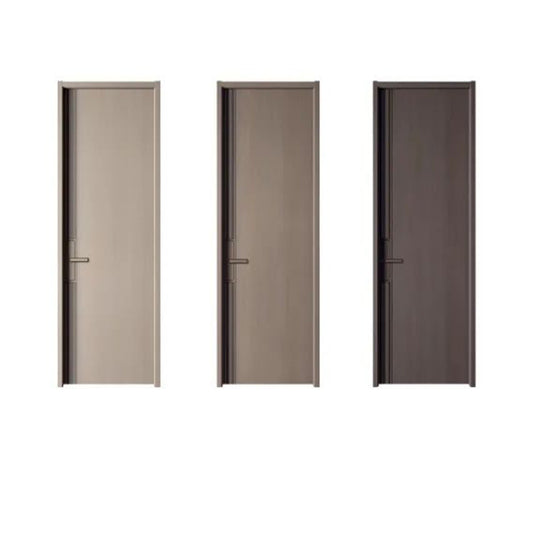 hongfeng Grille series wooden doors   Customized household carbon crystal wood doors, unpainted solid wood doors, light luxury room interior doors