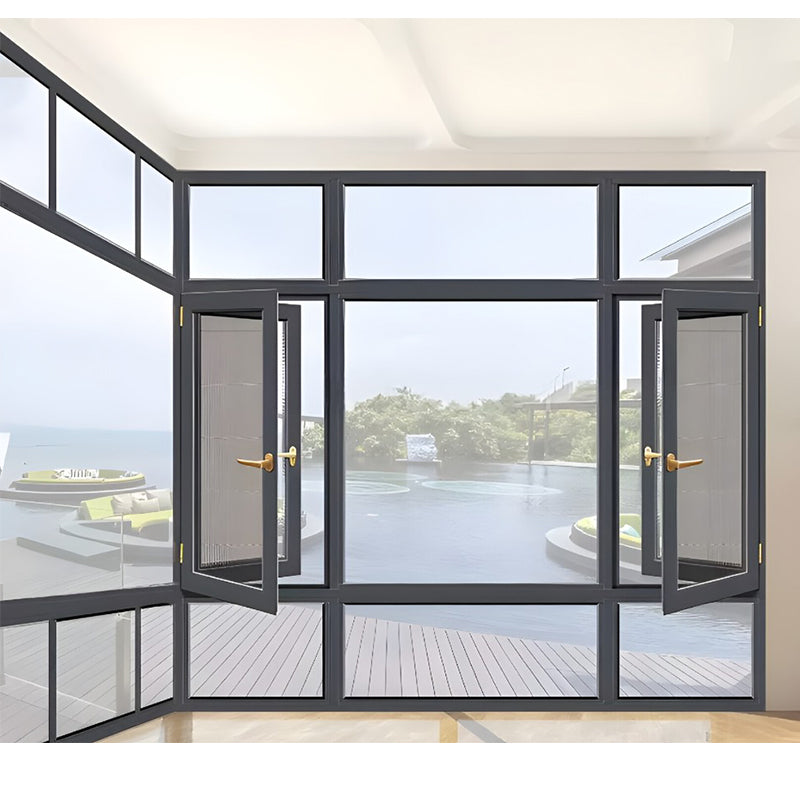 Ruisheng Broken bridge aluminum heat insulation balcony window(Please consult customer service for pricing)  Floor-to-ceiling windows Sun protection and heat insulation