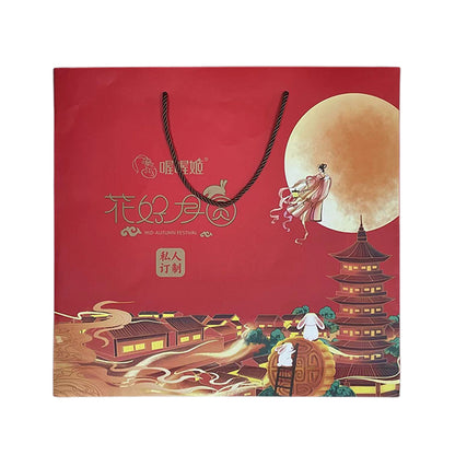 boyin White Card Handbag(Please consult customer service for pricing)  High-end gift carry-on carton box