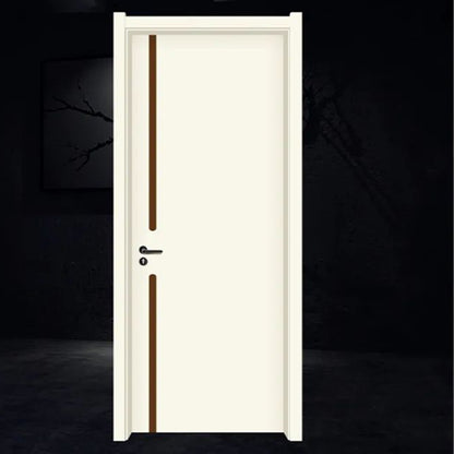 hongfeng Sculpture series    Wooden door   Steel and wood door set door, fashionable and luxurious carbon crystal wood door