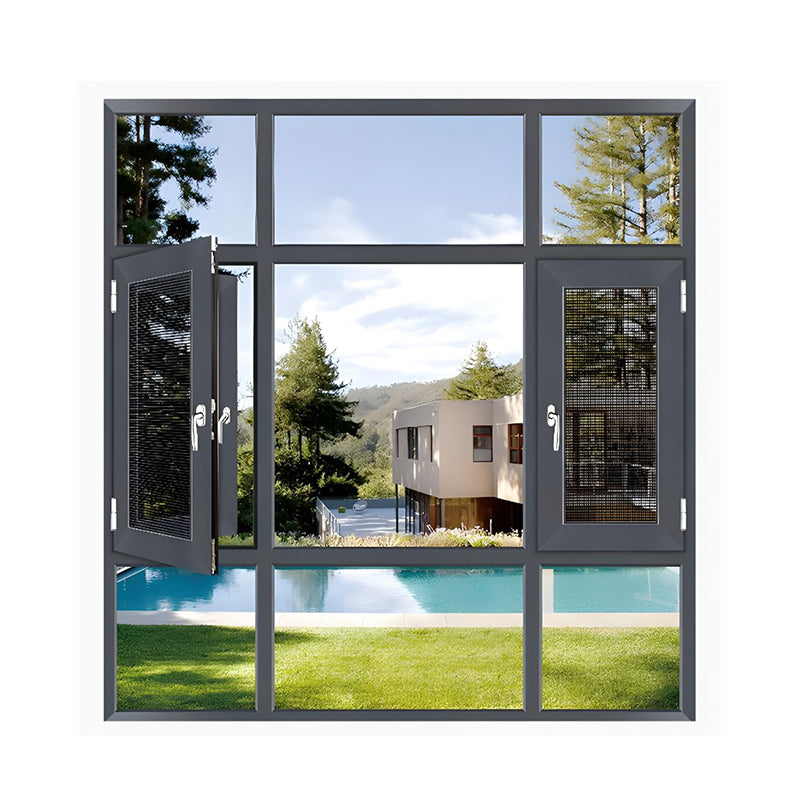 Ruisheng Broken bridge aluminum heat insulation balcony casement window(Please consult customer service for pricing)  Floor-to-ceiling windows Sun protection and heat insulation