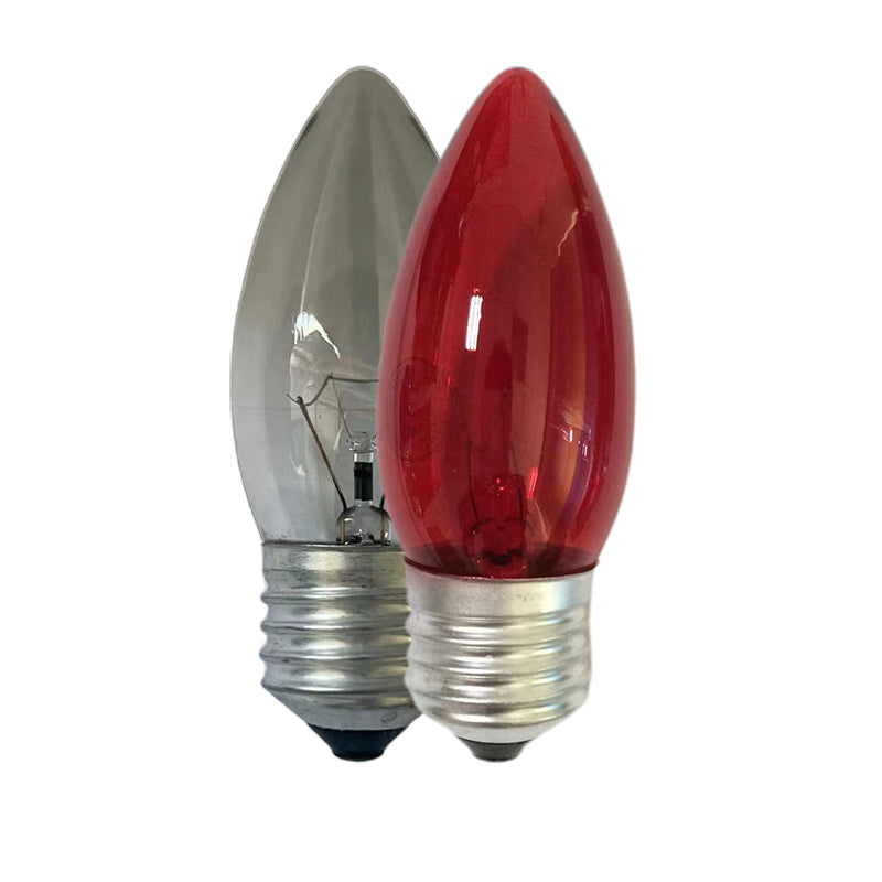 feijinsi C35 Candle Bulb(Please consult customer service for pricing) Retro tip durable energy-saving household transparent tip bubble