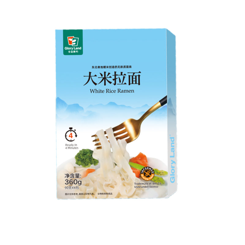 GloryLand white Ramen Rice  0 Added children pregnant women sugar friends  Light diet low fat low calorie