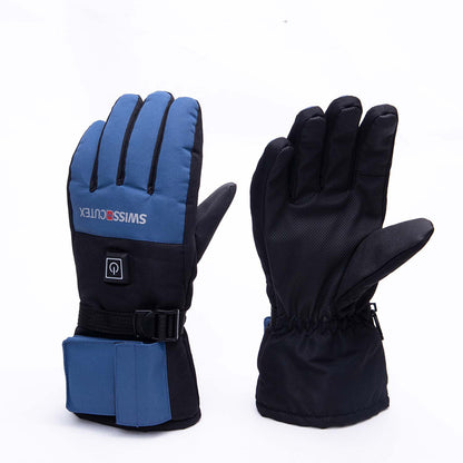 taiqi Blue universal heating gloves  Electric heating gloves, unisex heating gloves for men and women, warm and cold resistant heating gloves