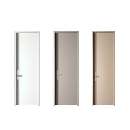 hongfeng Grille series wooden doors   Customized household carbon crystal wood doors, unpainted solid wood doors, light luxury room interior doors