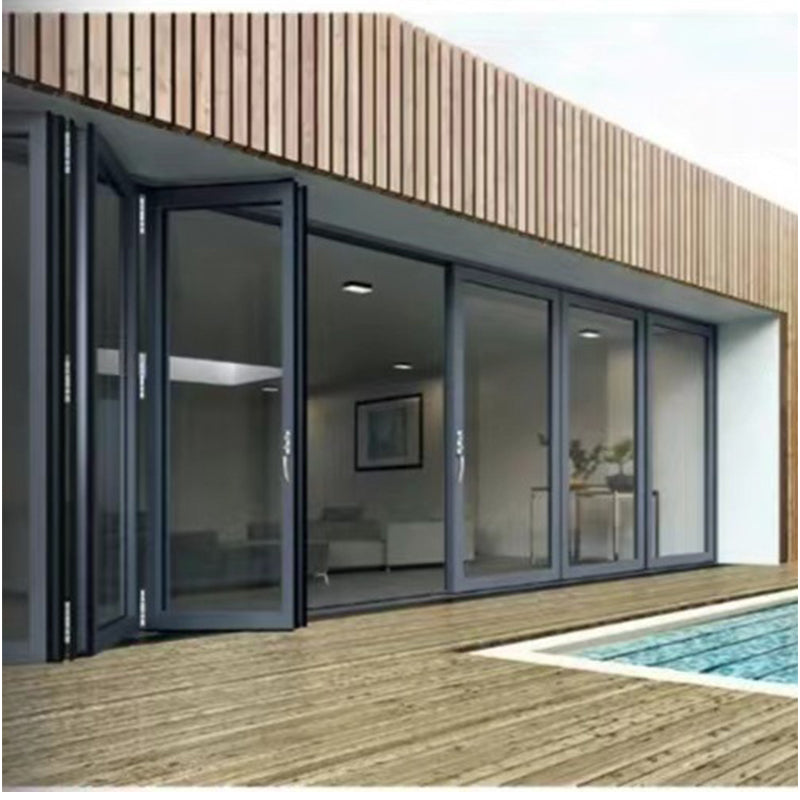 bojiu Folding Door(Please consult customer service for pricing) Sound insulation sealing balcony heavy sliding door