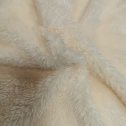rilei Arctic fleece Fabric that keeps warm and protects against the cold is used for children's clothing, home textiles, loungewear, Christmas supplies, and composite linings 190cm/180g 1000kg