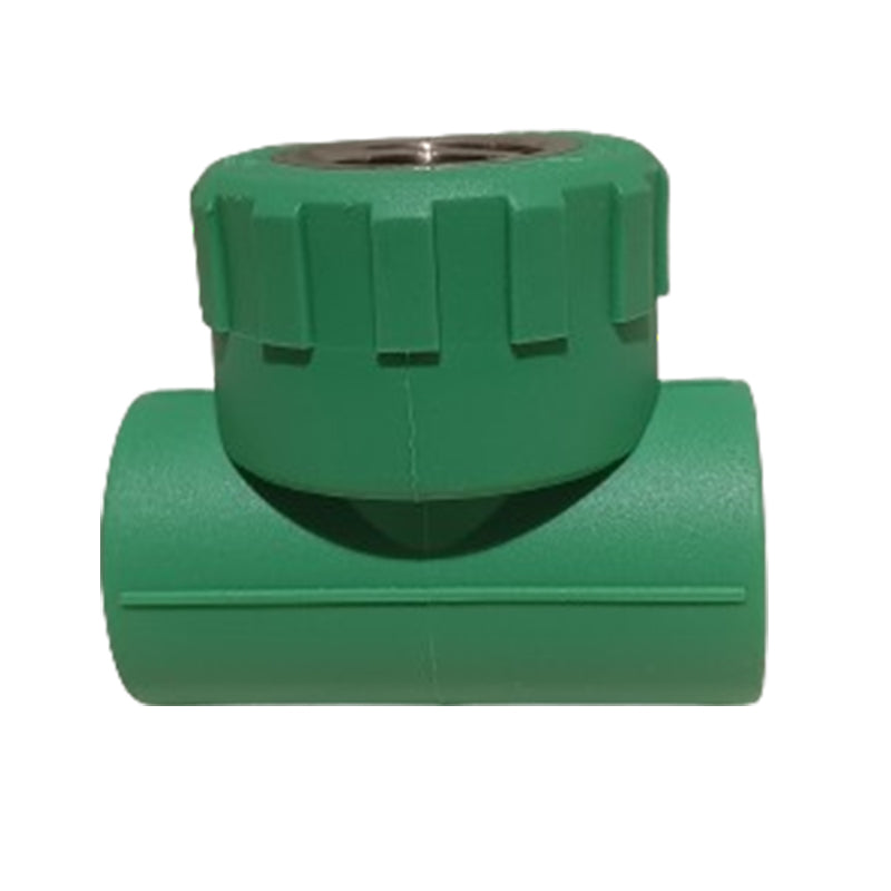 zhenghuan Tee with internal and external teeth(Please consult customer service for pricing)  PPR green accessories inner wire direct elbow three-way all-plastic copper loose globe valve