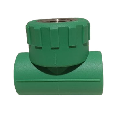 zhenghuan Tee with internal and external teeth(Please consult customer service for pricing)  PPR green accessories inner wire direct elbow three-way all-plastic copper loose globe valve