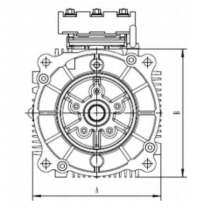 Hexin New Energy Vehicle Motor Series-PM175 Series(Please consult customer service for pricing) Three-phase torque motor Winding equipment axial centrifugal