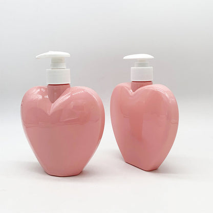 zhengxing PET bottle (Love) 380ml/135.5*122.8*50.8   Creative and cute split bottle press type hand sanitizer bottle, large capacity household shampoo bottle