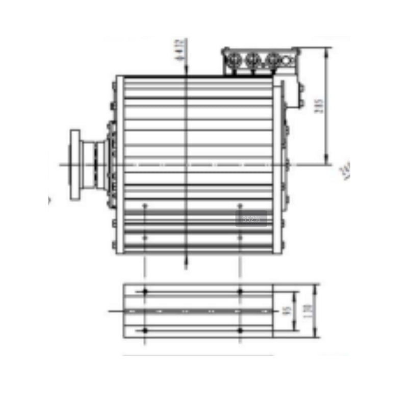 Hexin  New Energy Vehicle Motor Series- PM380 Series(Please consult customer service for pricing) drive motor Auto Parts metal part