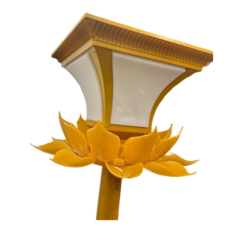 XM Nwet TC Graphene Shimmering Lotus Lamp H102(50W)570*570*500 Outdoor Waterproof Sensor solar panel eco-friendly Minimum order quantity: 1000 pieces