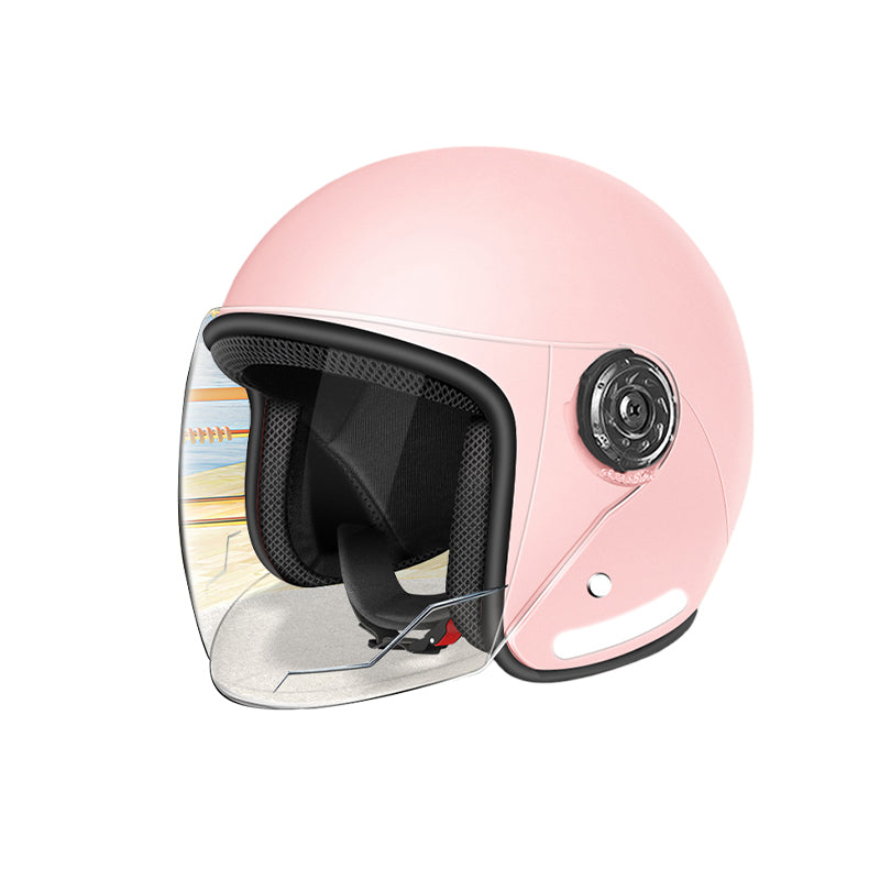 xingguang Children's helmet electric car baking paint helmet girl helmet thickened four seasons universal boy cartoon   High Definition Anti-fog Goggles Extra Deep