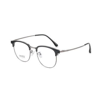 zhengbo Eyeglasses TR Metal Eyebrow 8159 Radiation protection Men and women myopia anti-fatigue