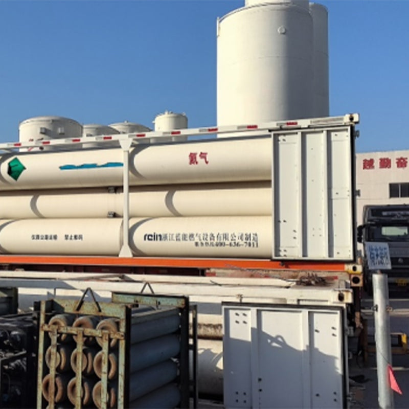 rongli helium tanker National standard helium tank Steel cylinder Helium tank Industrial helium tank