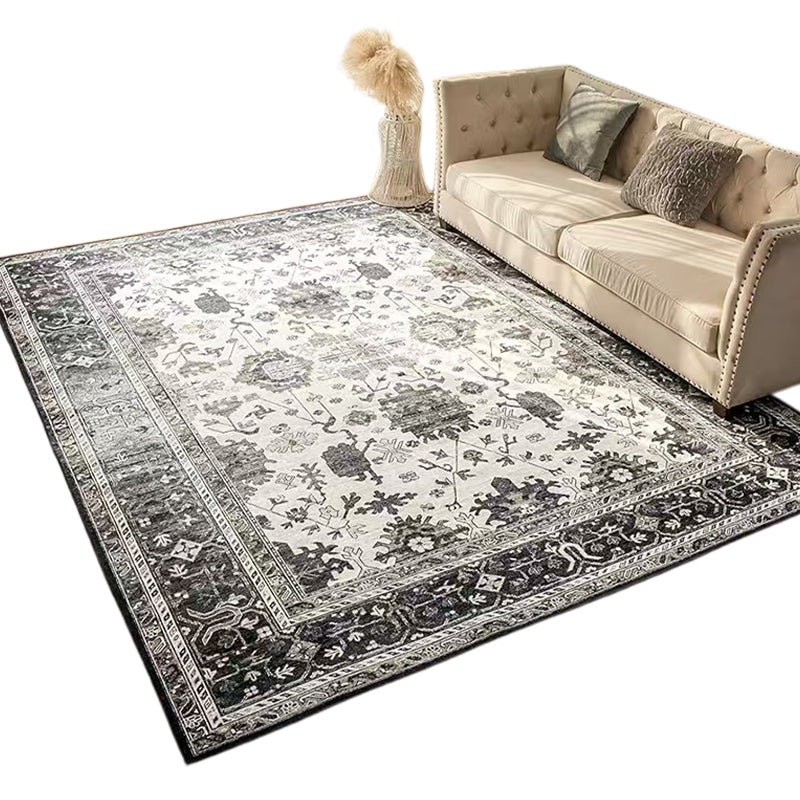 Qiaofeng TPR Washable Non-Slip Carpet 1 square meter Scandinavian carpet modern simplicity Retro Ethnic Style