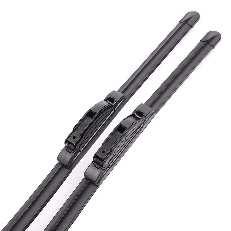 jielun Double rubber strip wiper boneless car wiper multifunctional boneless double rubber strip wiper blades universal on behalf of hair  Durable silent multi-function
