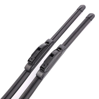 jielun Double rubber strip wiper boneless car wiper multifunctional boneless double rubber strip wiper blades universal on behalf of hair  Durable silent multi-function