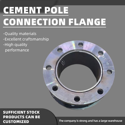 mingkai The connecting flange plate of the cement pole is wear-resistant, corrosion-resistant, stable and durable(Please consult customer service for pricing)