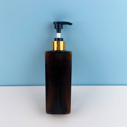 zhengxing PET bottle (square bottle) 300ml/166.6/59.8/40.4 Household toiletries Bottled separately Press type shampoo bottle Large capacity household lotion bottle