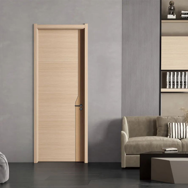 hongfeng Sculpture series    Wooden door   Steel and wood door set door, fashionable and luxurious carbon crystal wood door