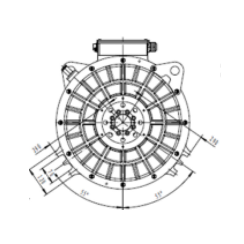 Hexin New Energy Vehicle Motor Series- PM480 Series(Please consult customer service for pricing) permanent magnet synchronous motor efficiently Electric motor hybrid system