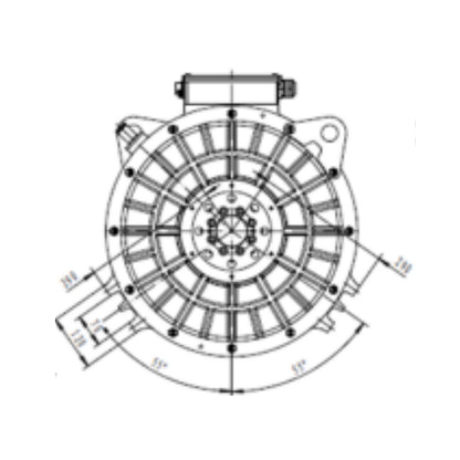 Hexin New Energy Vehicle Motor Series- PM480 Series(Please consult customer service for pricing) permanent magnet synchronous motor efficiently Electric motor hybrid system